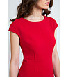 Елегантна червена рокля Tamara-3 снимка