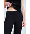 Черен дамски панталон Marlena-3 снимка