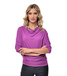 Виолетова дамска блуза Lina-0 снимка