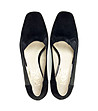 Черни дамски кожени обувки Rexi-1 снимка