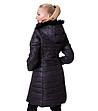 Зимно дамско черно яке-1 снимка