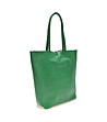 Дамска кожена зелена чанта Fanny-1 снимка