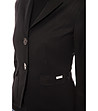 Черно вълнено дамско сако Vera-3 снимка