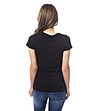 Черна памучна тениска Whitney-1 снимка
