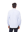 Мъжка памучна карирана риза в синьо и бяло Peter-1 снимка