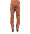 Памучен мъжки панталон в цвят керемида Bret-1 снимка