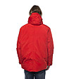 Ватирано мъжко червено яке с качулка Conner-1 снимка