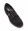 Черни дамски велурени обувки тип Оксфорд Immie-1 снимка