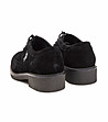 Черни дамски велурени обувки тип Оксфорд Immie-2 снимка