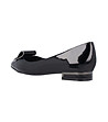 Черни кожени дамски лачени обувки Netty-2 снимка