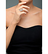 Ефектен дамски пръстен с розовозлатиста звезда Damiana-2 снимка