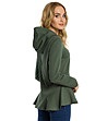 Дамска памучна блуза в зелен нюанс Britney-1 снимка