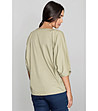 Дамска блуза в цвят маслина Sani-1 снимка
