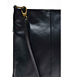 Дамска кожена чанта за рамо в черно Olivia-2 снимка