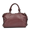 Дамска кожена чанта във виненочервен нюанс Wilma-1 снимка