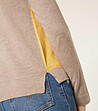Дамска блуза в цвят мока и цвят горчица Brenda-1 снимка