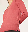 Дамски пуловер в червен нюанс Celina-1 снимка