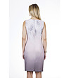 Комплект от рокля и жилетка в светлолилав нюанс Sombra-3 снимка