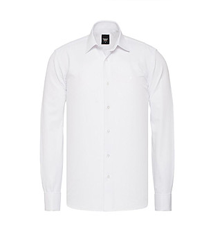 Мъжка памучна бяла риза Elliot снимка