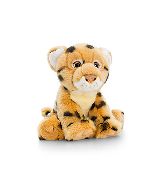 Плюшена светлокафява играчка на петна Леопард снимка