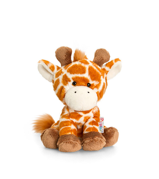 Плюшена оранжева играчка Жирафче снимка