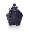 Тъмносиня дамска кожена чанта-раница Lela-2 снимка