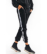 Дамски спортен панталон в черно с кадифен ефект Fifi-0 снимка