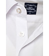 Мъжка памучна риза в бяло Aston-3 снимка