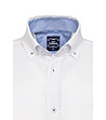 Мъжка памучна риза в бяло Brian-2 снимка