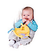 Бебешка играчка с дрънкалка Магаренцето Лаки-1 снимка
