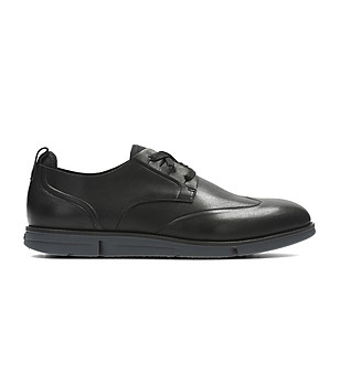 Мъжки черни обувки от естествена кожа Trigen снимка