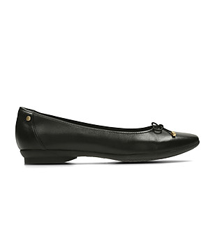 Черни кожени дамски обувки Candra Light снимка