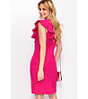 Розова рокля без ръкави Felicity-3 снимка