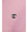 Дамска памучна жилетка в розово Catherine-3 снимка