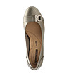 Дамски кожени обувки в бронзов нюанс Flores Poppy-1 снимка
