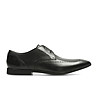 Черни мъжки елегантни обувки от естествена кожа Bampton-0 снимка