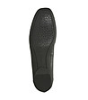 Черни кожени дамски обувки за широки стъпала Candra Light-2 снимка