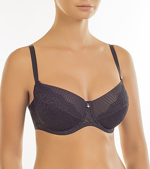 Сутиен в нюанс на цвят патладжан Amedia снимка