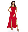 Дълга червена рокля Tilina-0 снимка