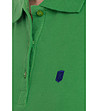 Зелена дамска памучна блуза с къс ръкав Miss Pure-2 снимка