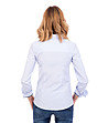 Светлосиня дамска памучна риза Margot-1 снимка