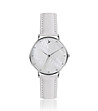 Дамски часовник в бяло и сребристо Alexandra-0 снимка