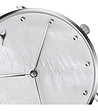 Дамски часовник в бяло и сребристо Alexandra-2 снимка