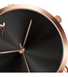 Дамски часовник в черно и розовозлатисто Beverly-2 снимка