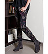 Дамски многоцветен панталон за ръст 168 см-0 снимка