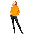 Оранжев вълнен дамски пуловер Ellen-4 снимка