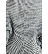 Плетена сива дамска жилетка Ingrid-4 снимка