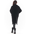 Плетена черна дамска жилетка Ingrid-1 снимка