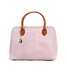 Дамска кожена чанта в розово Bon-0 снимка