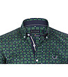 Мъжка памучна риза в тъмнозелено и тъмносиньо с каре Lost-2 снимка